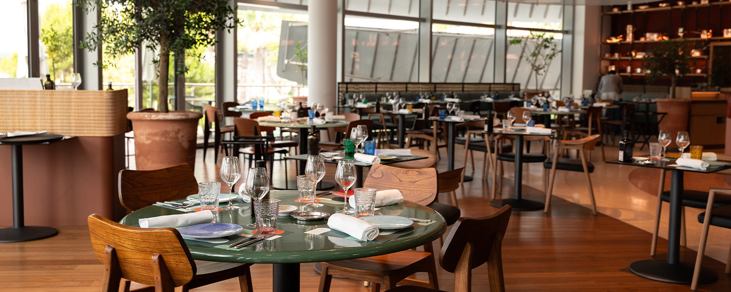 Salle, restaurant Rivea